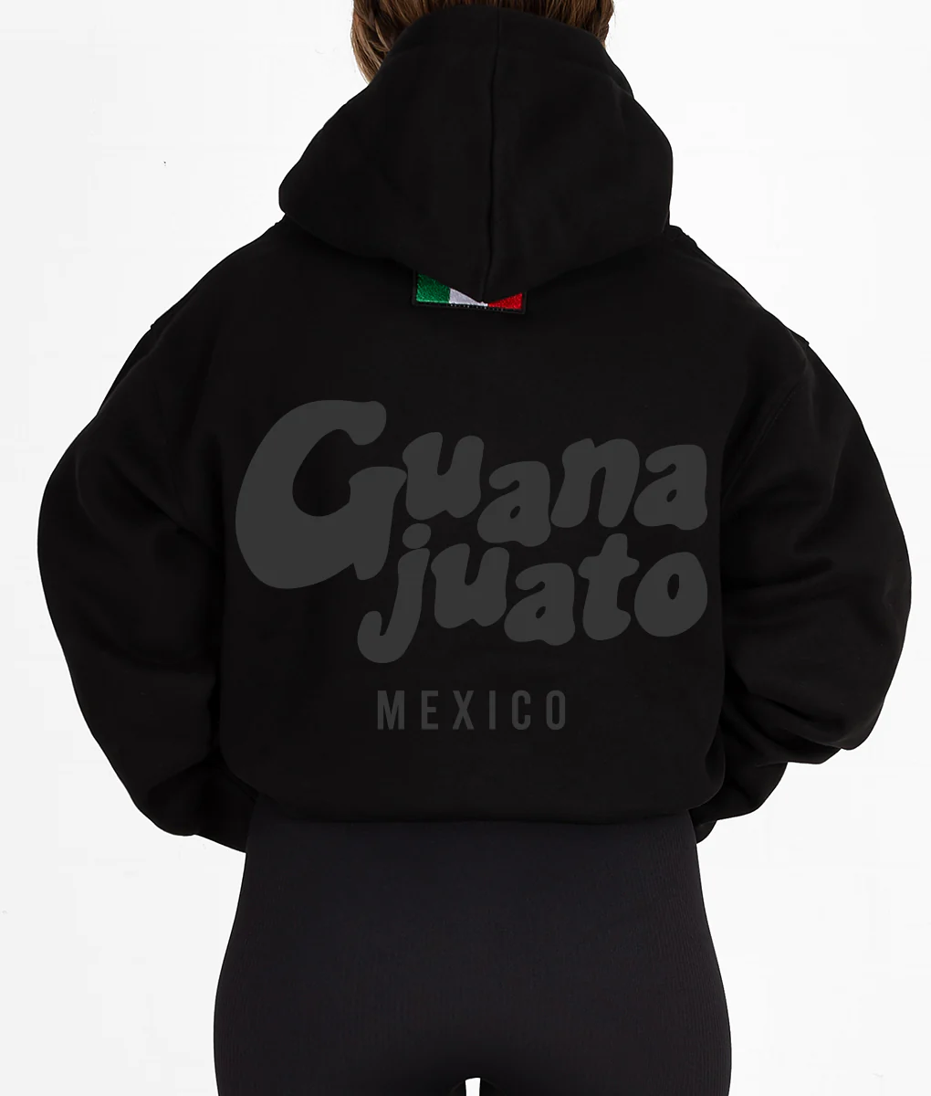 BLACK PUFF STATE HOODIE - Image 4