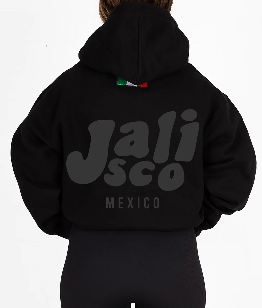 BLACK PUFF STATE HOODIE - Image 6