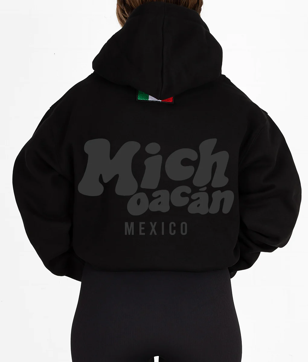 BLACK PUFF STATE HOODIE - Image 7