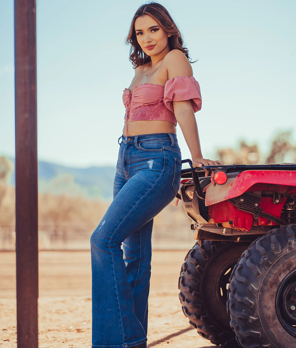 Mueve Tu Cosita Bell Bottom Jeans - Image 3