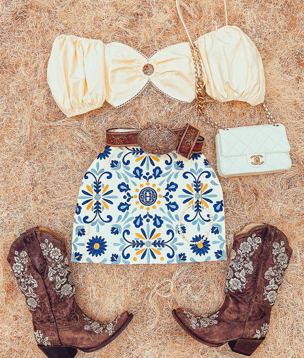 Plebita Embroidered Skirt - Image 3