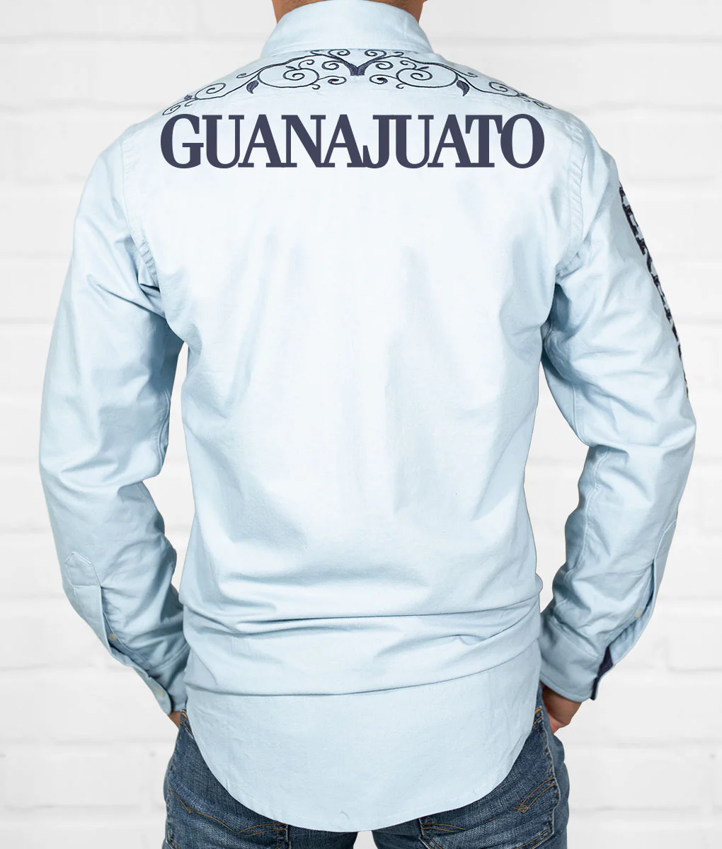 Light Blue State Men's Jaripeo Button-Down - Image 10