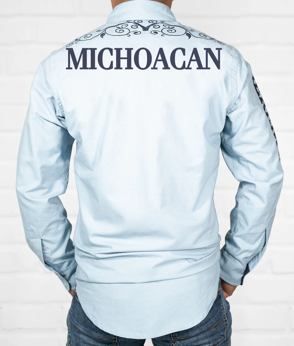 Light Blue State Men's Jaripeo Button-Down - Image 14