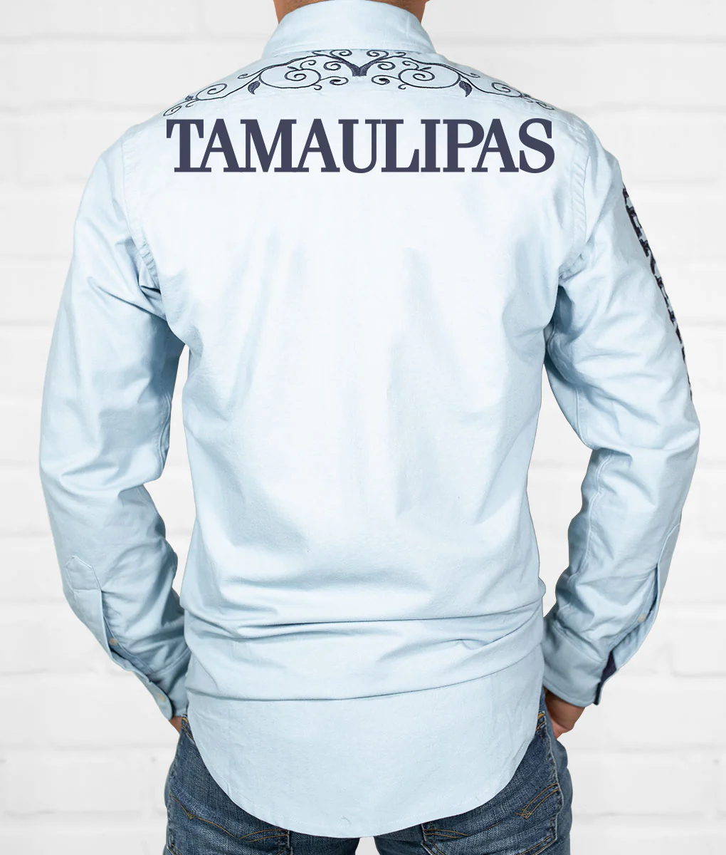 Light Blue State Men's Jaripeo Button-Down - Image 25