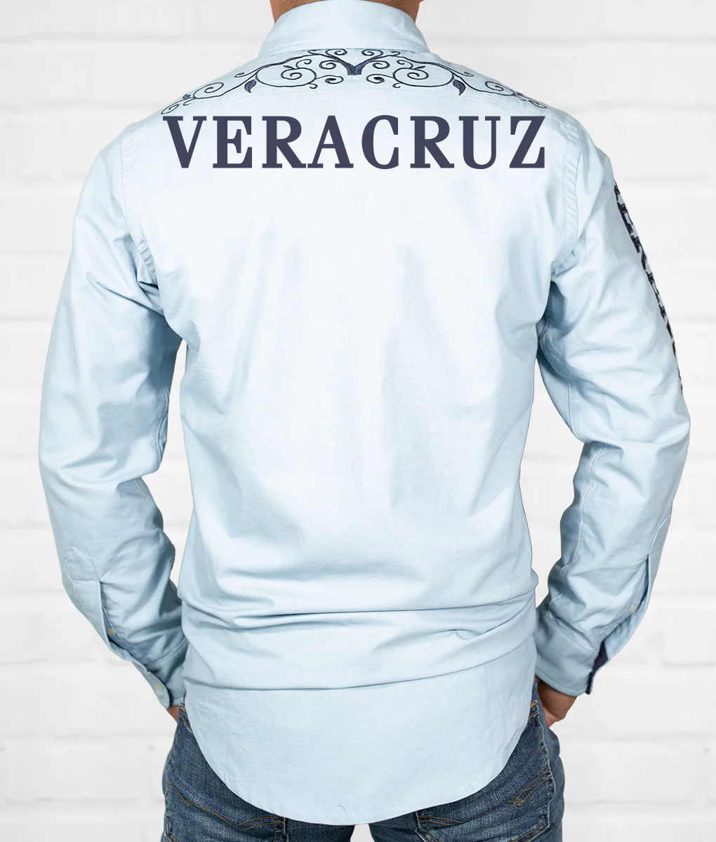 Light Blue State Men's Jaripeo Button-Down - Image 27