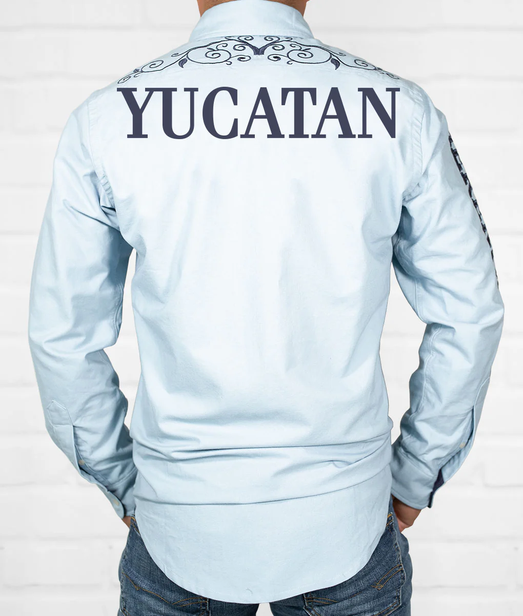 Light Blue State Men's Jaripeo Button-Down - Image 28