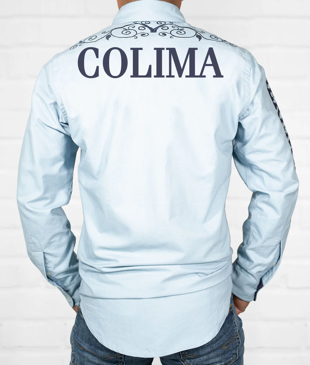 Light Blue State Men's Jaripeo Button-Down - Image 7