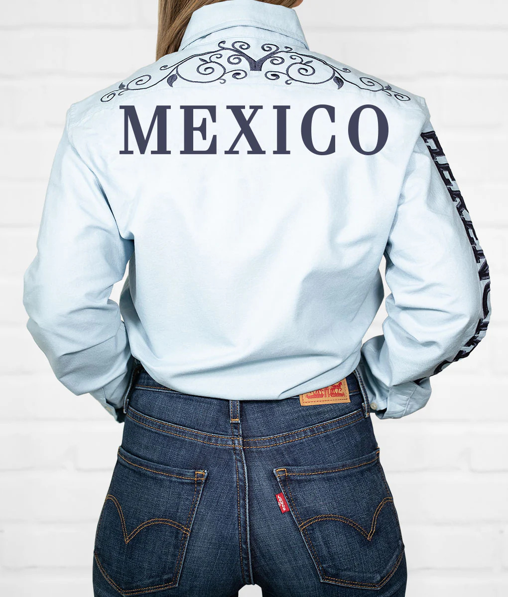 Light Blue State Women's Jaripeo Button-Down - Image 15