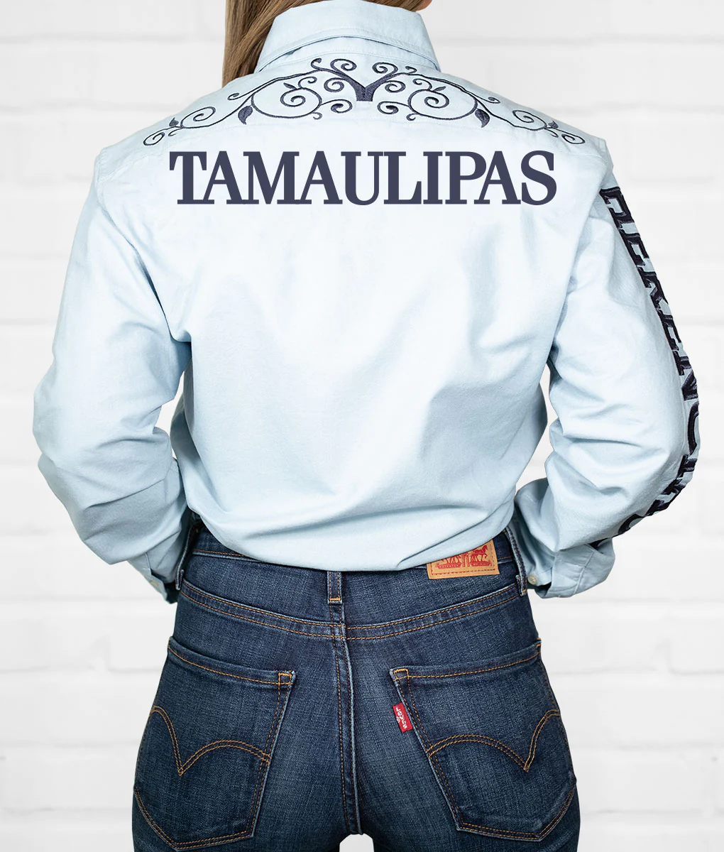 Light Blue State Women's Jaripeo Button-Down - Image 24
