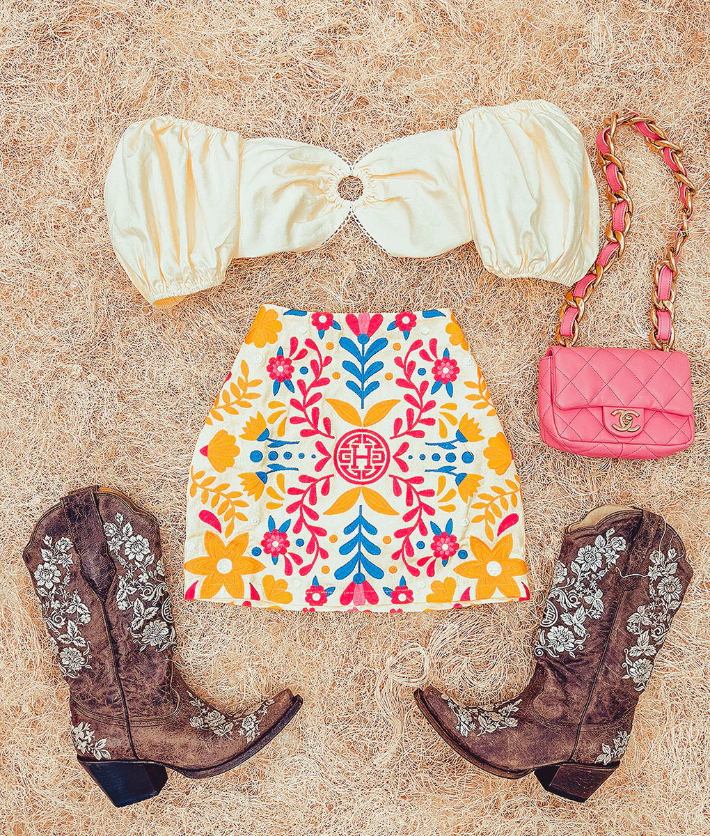 Sol Embroidered Skirt - Image 3