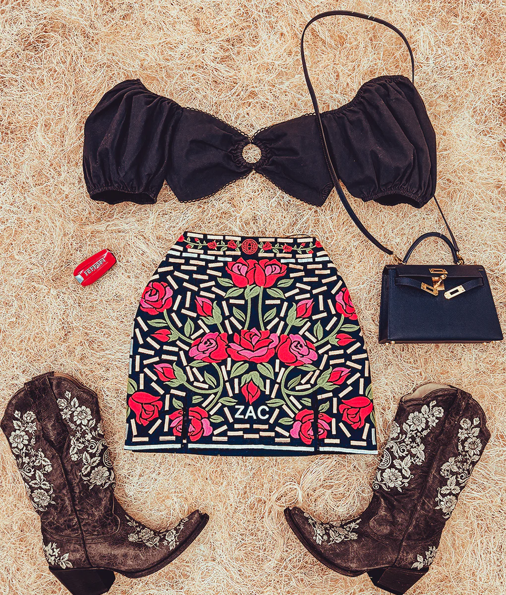 State Dulce Maria Embroidered Skirt - Image 3