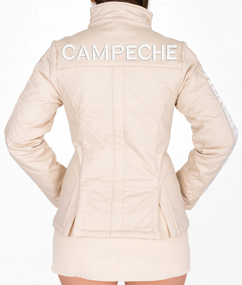 State Women's Quilted Softshell Jacket - Vanilla - Image 3